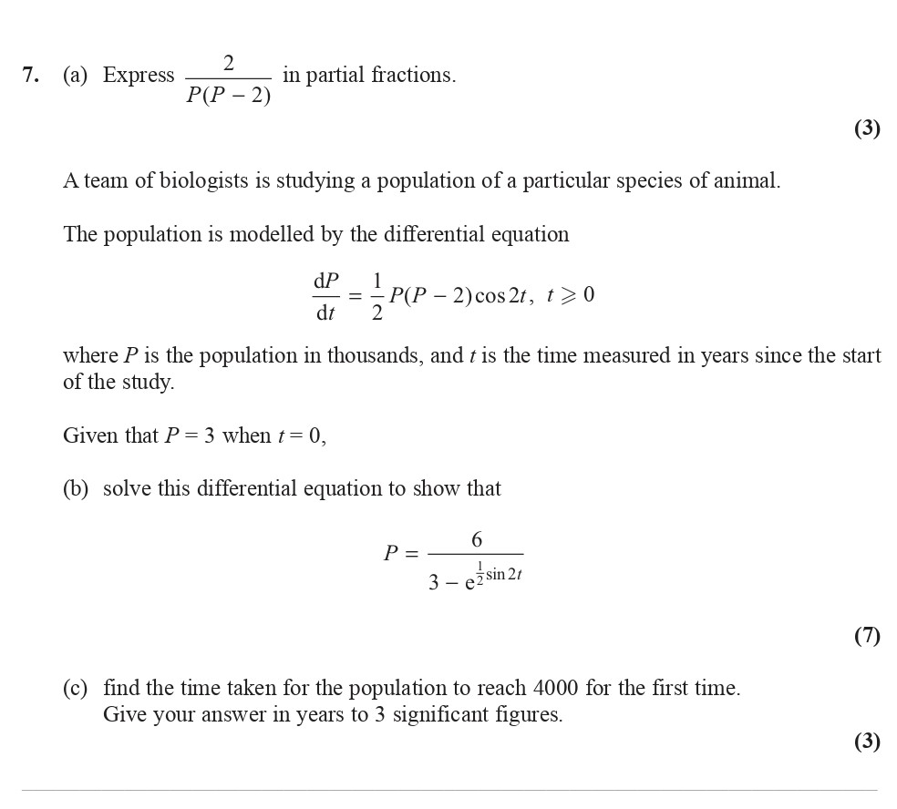 7.-(a)-Express-\(-\frac{2}{P(P---2)}-\)-in-partial-fractions-Edexcel-A-Level Maths Pure-Question 1-2015-Paper 4.png